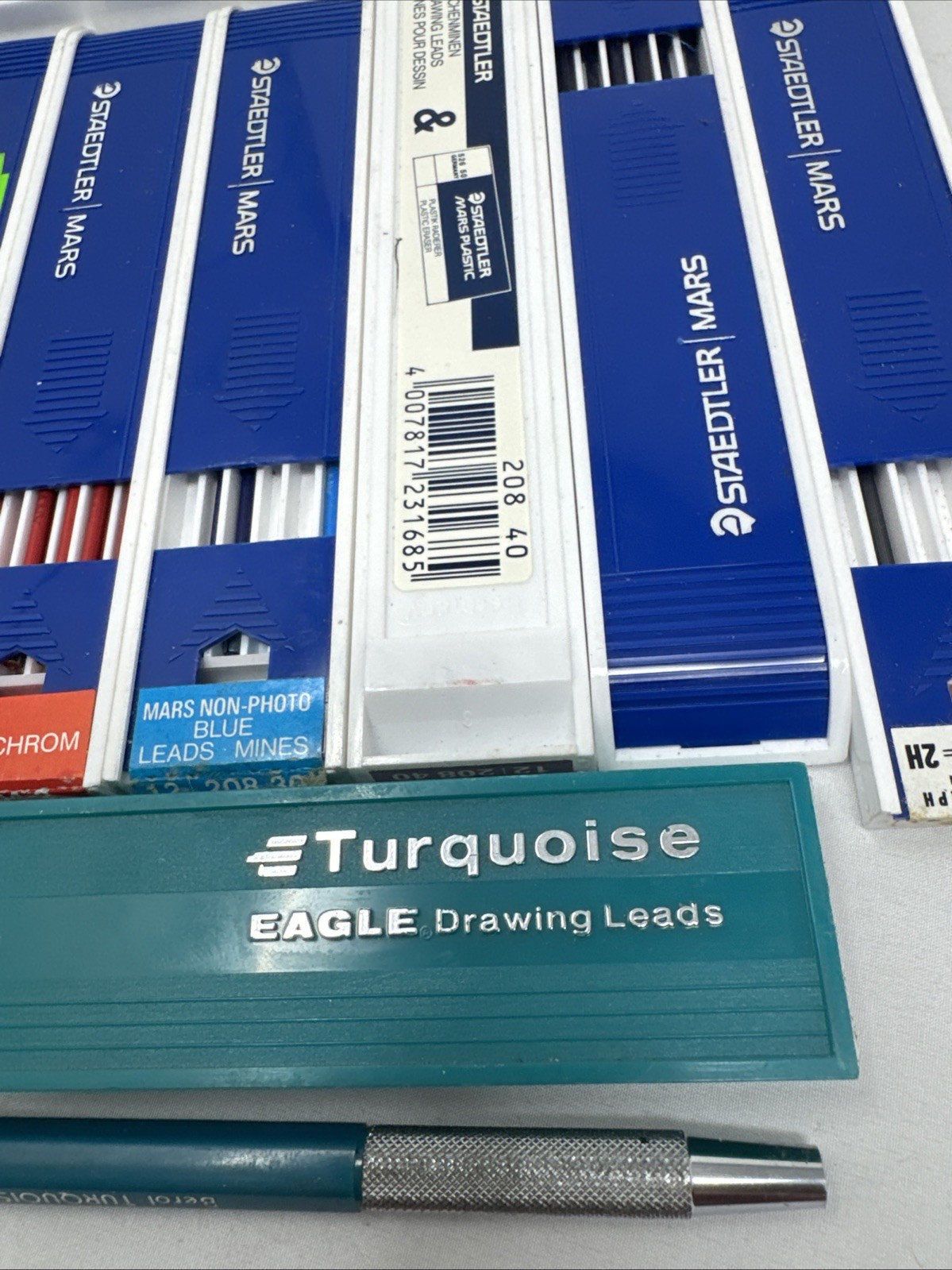 Turquoise Eagle Drawing Leads & Staedtler Mars refills MIXED LOT