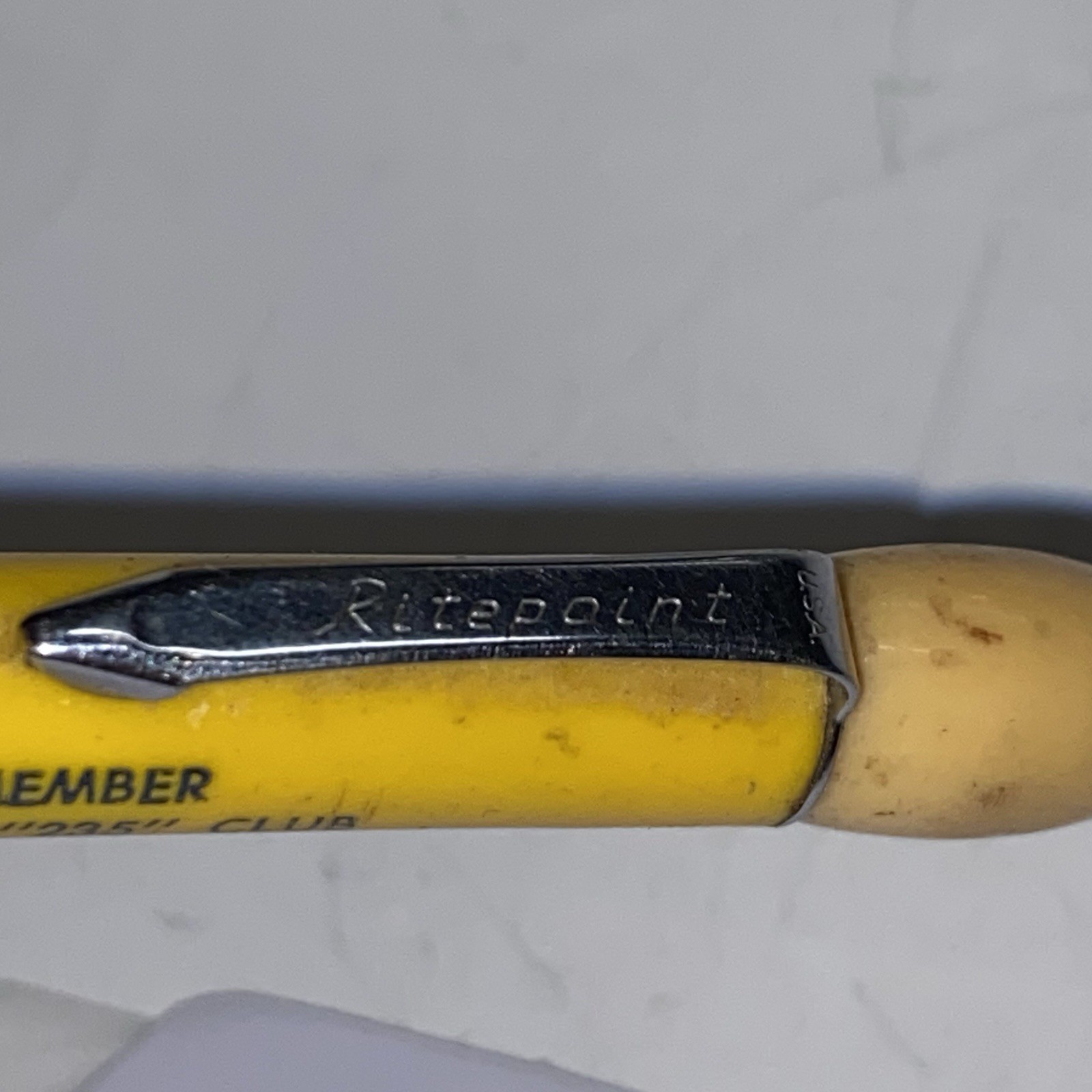 VTG Mechanical Pencil With Bowling Pin Top Ritepoint Sunset Lanes Pekin Illinois