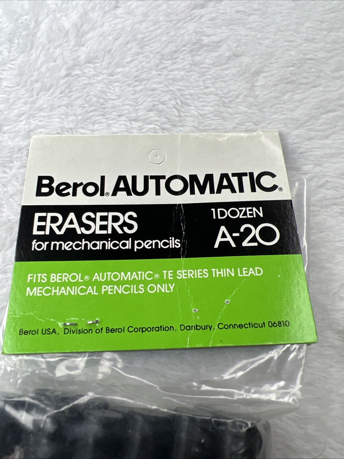 Lot 3 Dozen 36 Packs Berol Automatic A-20 Erasers Mechanical Pencils NOS New