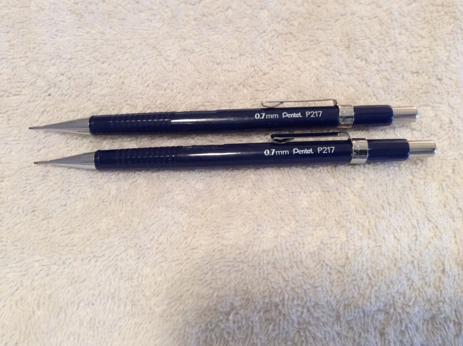 6 Pentel Mechanical Pencils (0.07 mm) with 3 Tubes of Lead – JAPAN