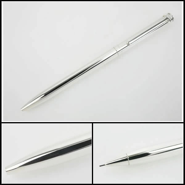 Tiffany Rare T Clip Mechanical Pencil SV925 Sterling Silver Twist [Used] 7176