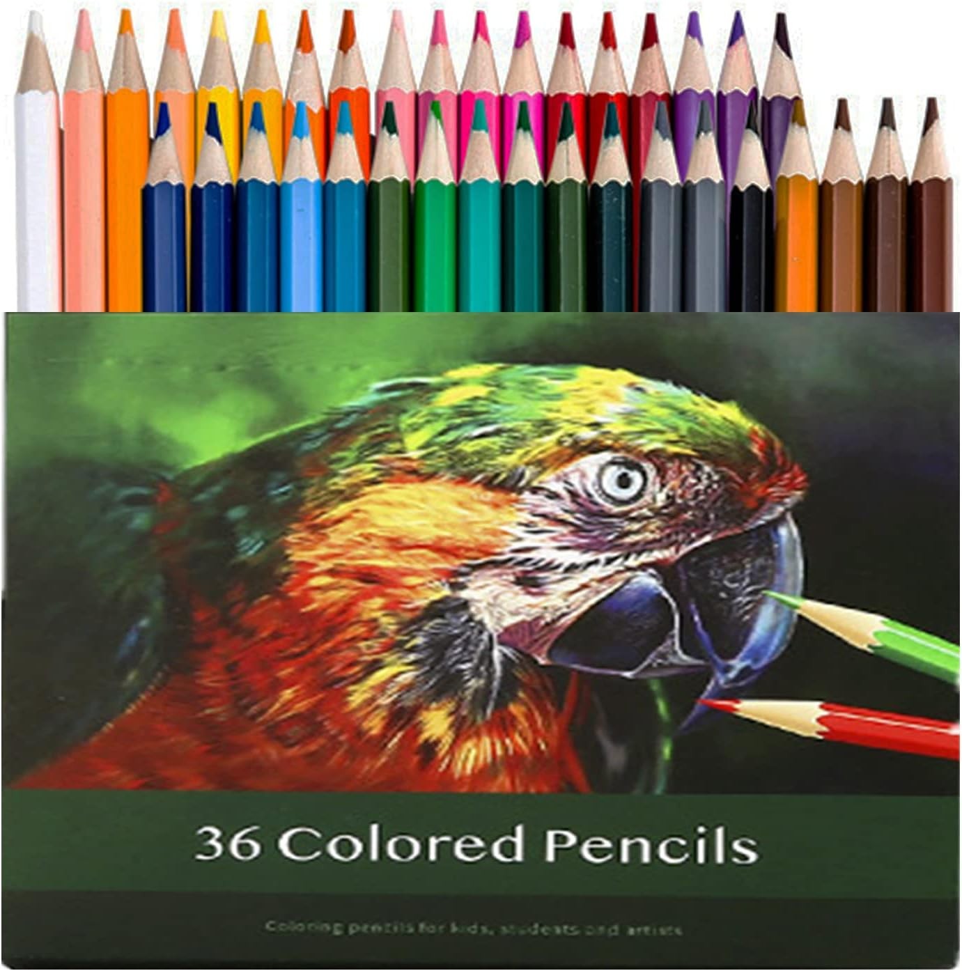 36 Colored Pencils，Quality Coloring Pencils 1 Count (Pack of 36), 36 Color