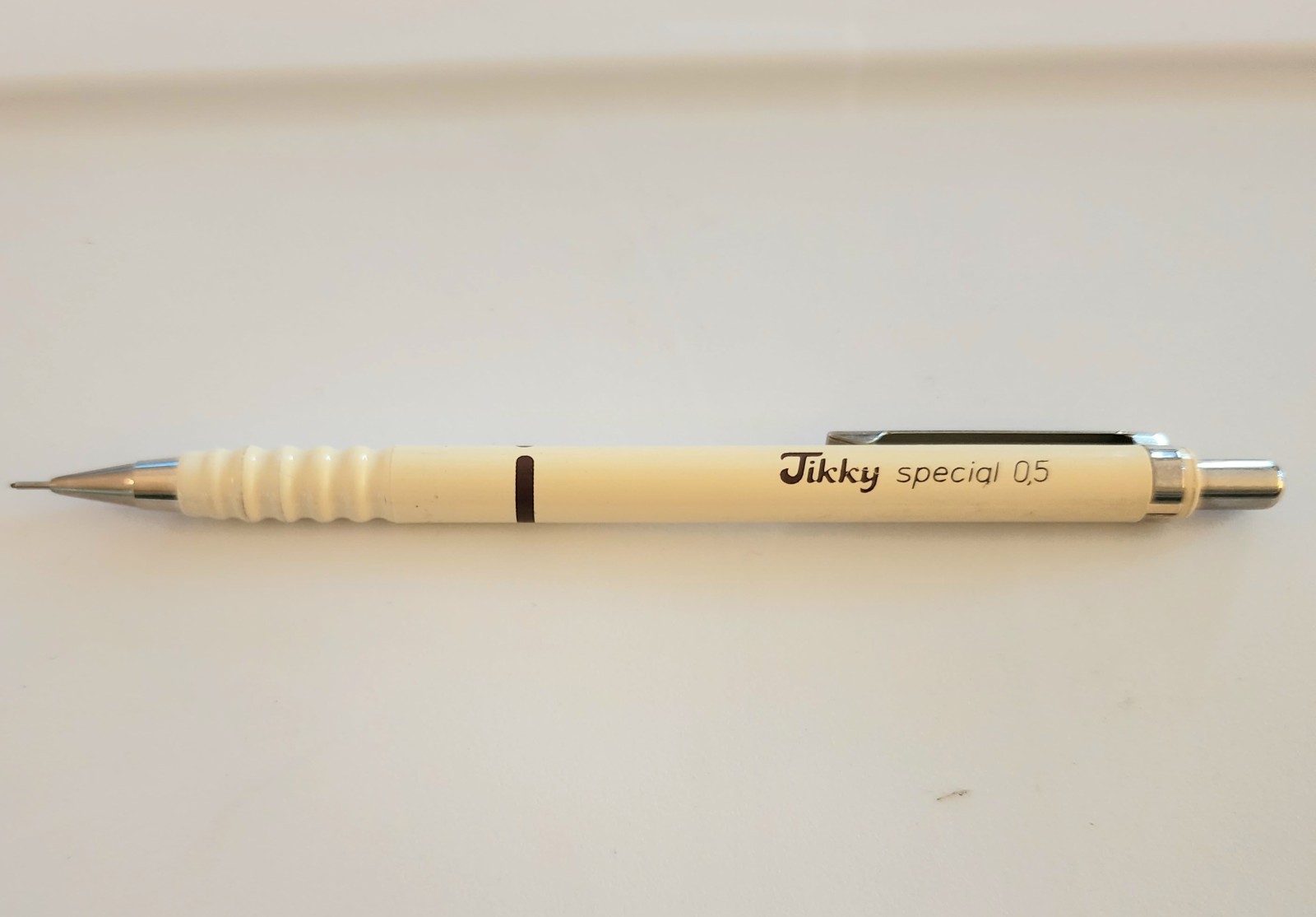 Vintage Rotring Tikky Special .5 Mechanical Pencil West Germany White Ivory