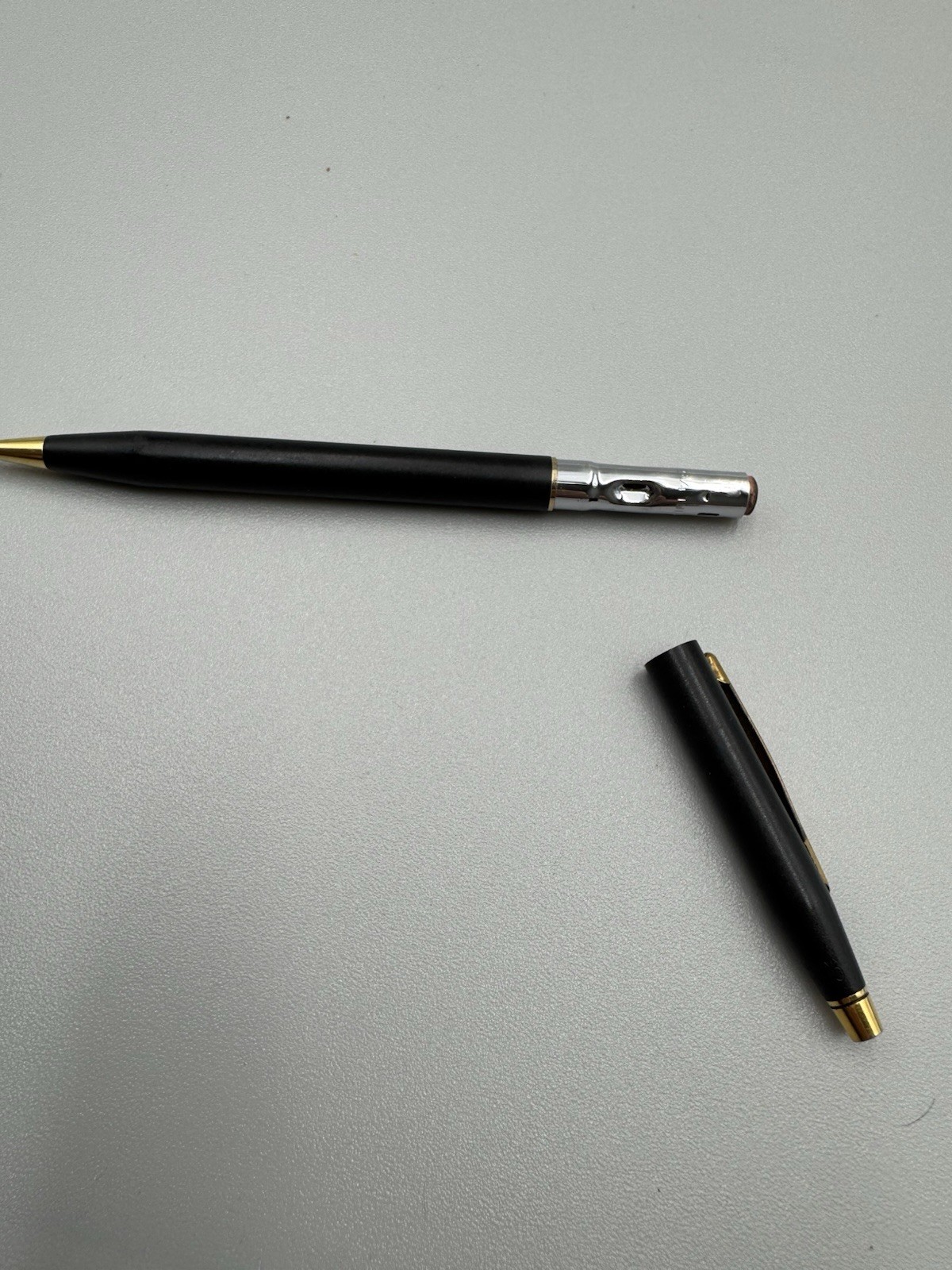 Vintage Cross Classic Century Gold Trim Mechanical Pencil Matte Black
