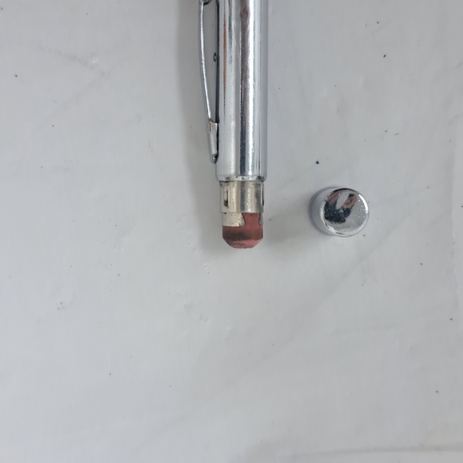 Vintage Norma 4 Lead Mechanical Pencil Metal Chrome Finish Collectible