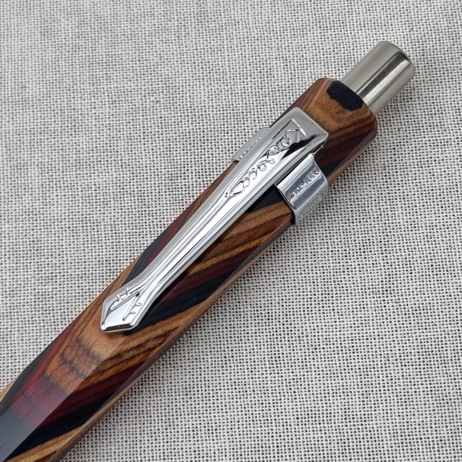 Hand Crafted Pentel P-205(0.5mm) Mechanical Pencil with Octagonal Wood Barrel