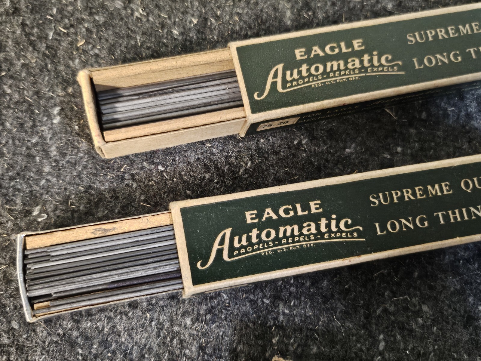 Vintage Mechanical Pencil Lead Refills Scripto/Eagle/Eversharp/Mikado Lot Of 9