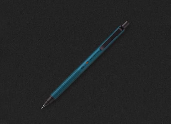 mitsubishi pencil Mechanical Pencil Kuru Toga Metal 0.5mm (Silent Blue)