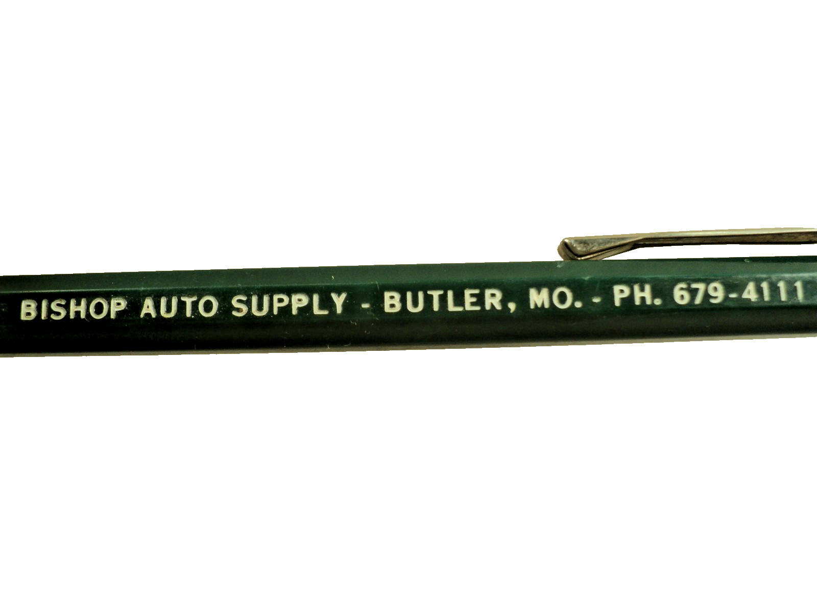 Vintage Autopoint Mechanical Pencil Bishop Auto Supply Butler Mo 5-1/2″ long