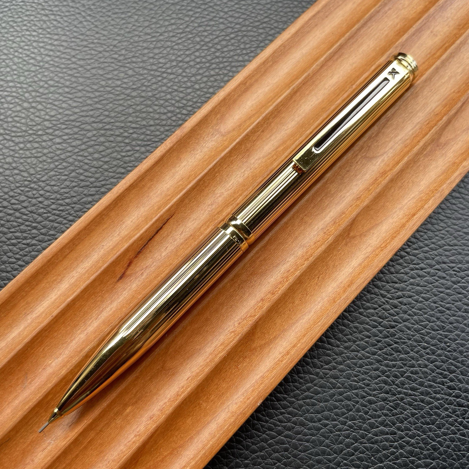 Kokuyo Mechanical Pencil PS-102 Body Knock Stainless Steel 0.5 mm Made in Japan