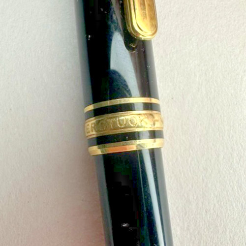 Montblanc Meisterstück Mechanical Pencil Black Gold Trim Germany Box 0.7mm