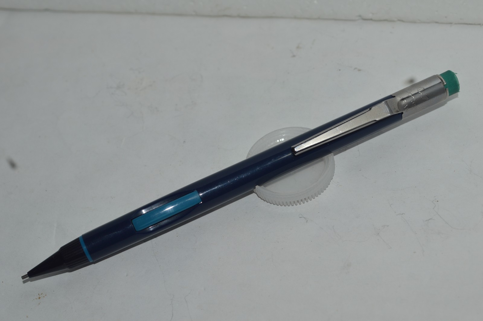 PENTEL PD347-C Automatic Pencil 0.7mm Midnite Blue Japan 1970’s Tested Retired