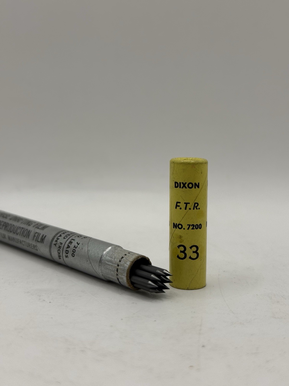 Dixon No. 7200 FTR Refill Drawing Leads 11 22 33 44 55 66 COMPLETE SET For Film