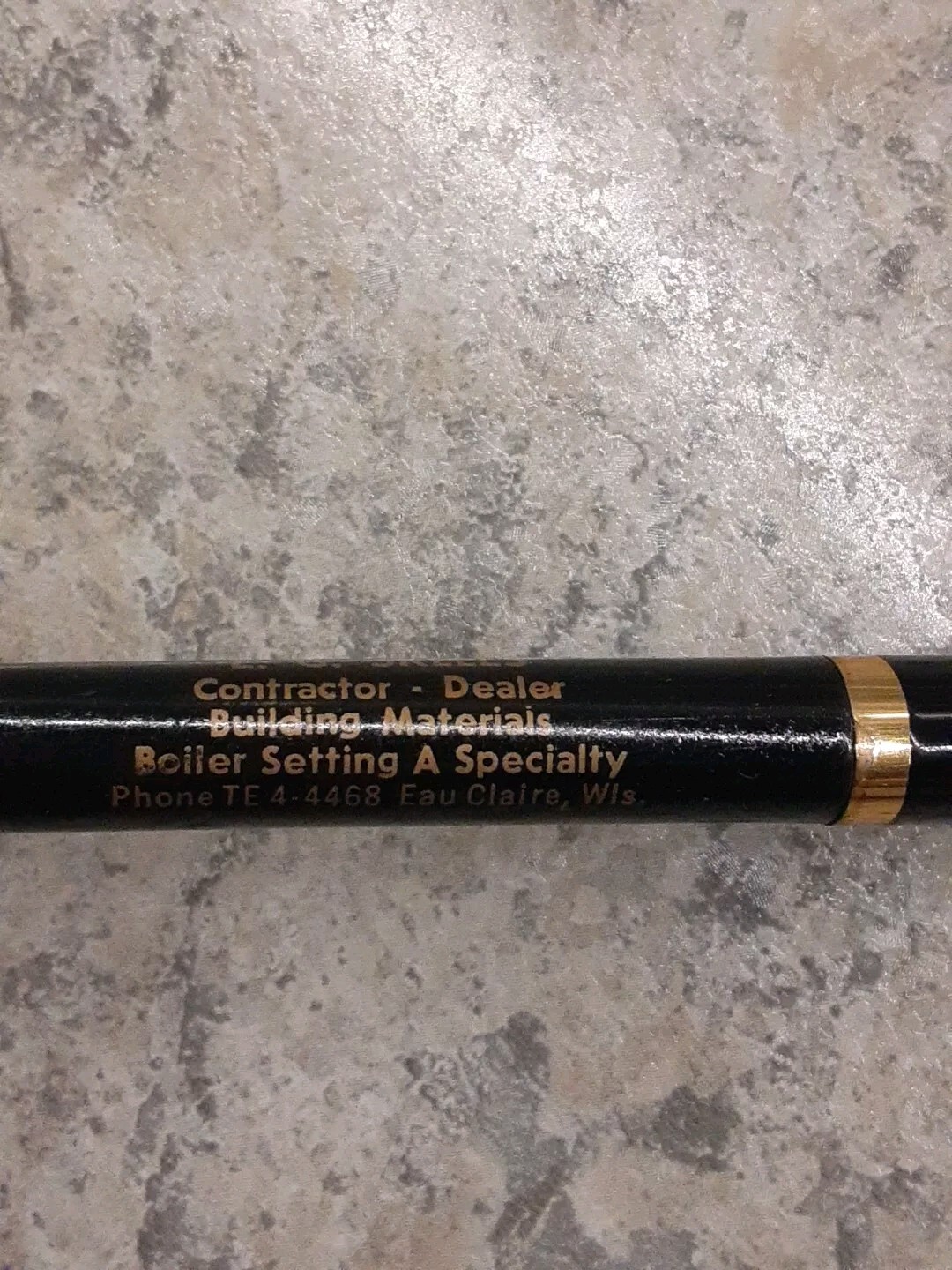 Vintage Wings USA Mechanical Pencil L.G. Skeels Contractor Eau Claire Wis.