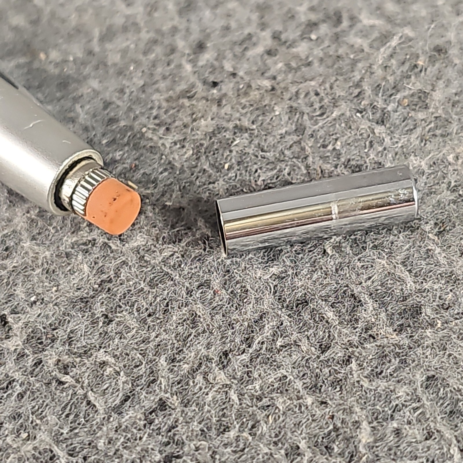 Vintage Pentel 3 Mechanical Pencil 0.3mm Black Silver Pencil Made Japan