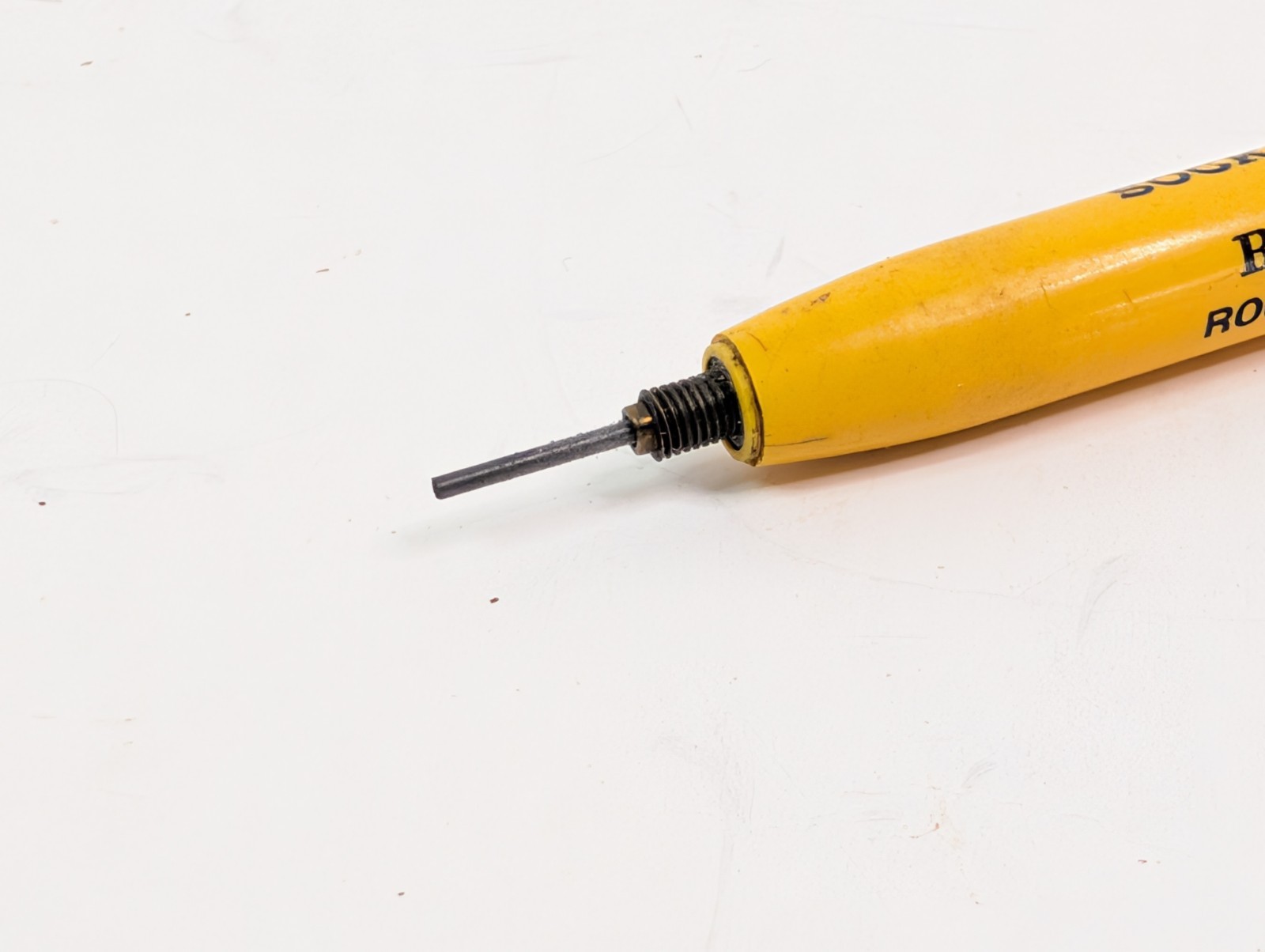 1960’s UNBRAKO Head Cap Mechanical Pencil & Leads Vtg R C Neil Company Scripto