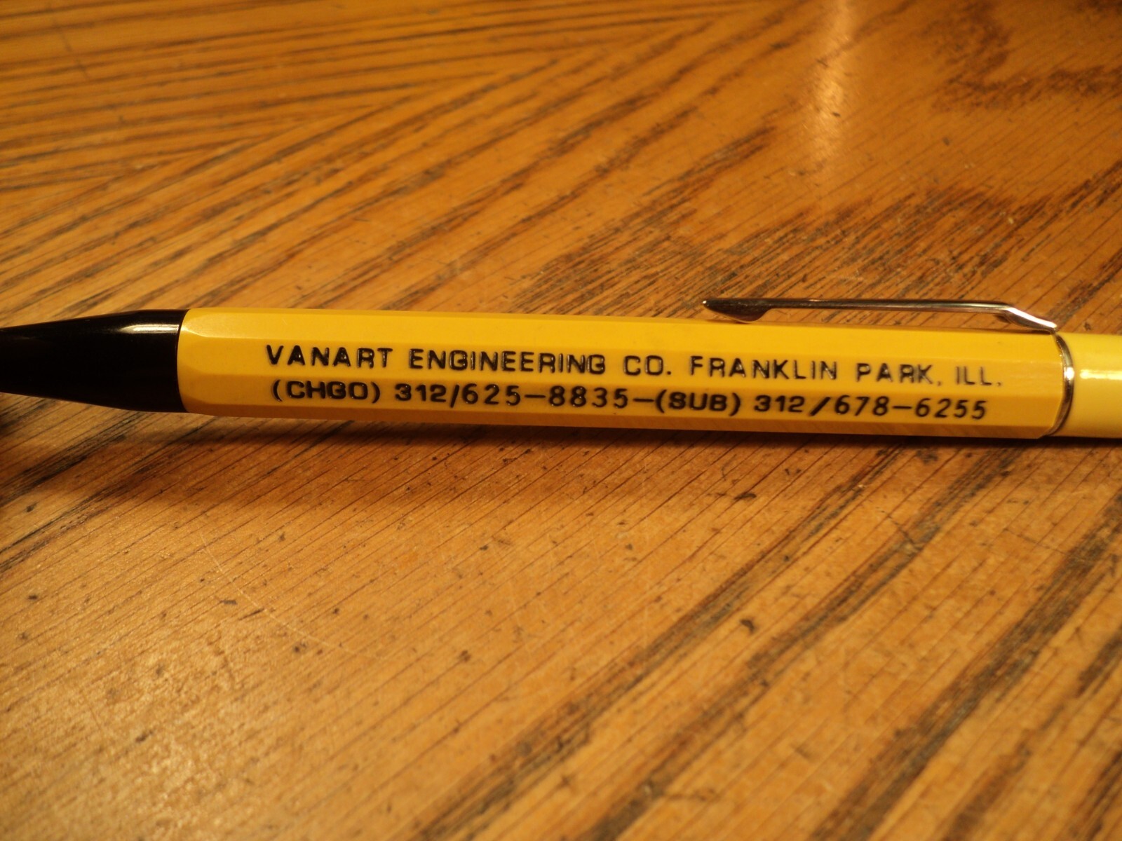 Vintage Autopoint Mechanical Pencil Vanart Engineering Co Franklin Park ILL Y