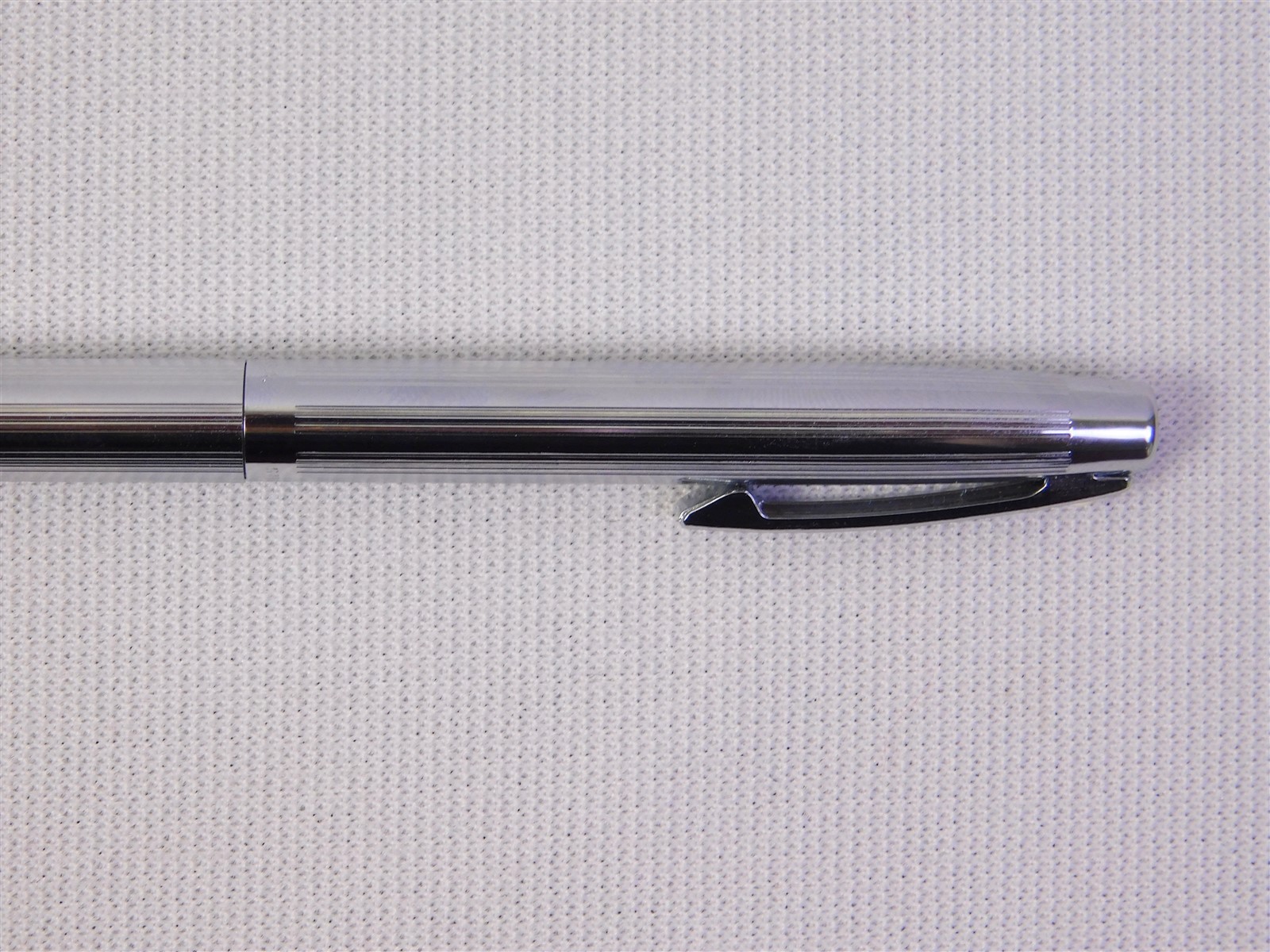 Vintage Sheaffer Lifetime Silver Stainless Steel Metal Pen & Pencil Set In Box