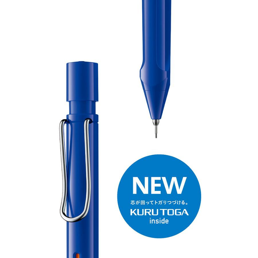 UNI LAMY Safari KURUTOGA inside Mechanical Pencil 0.5mm Blue Japan Exclusive