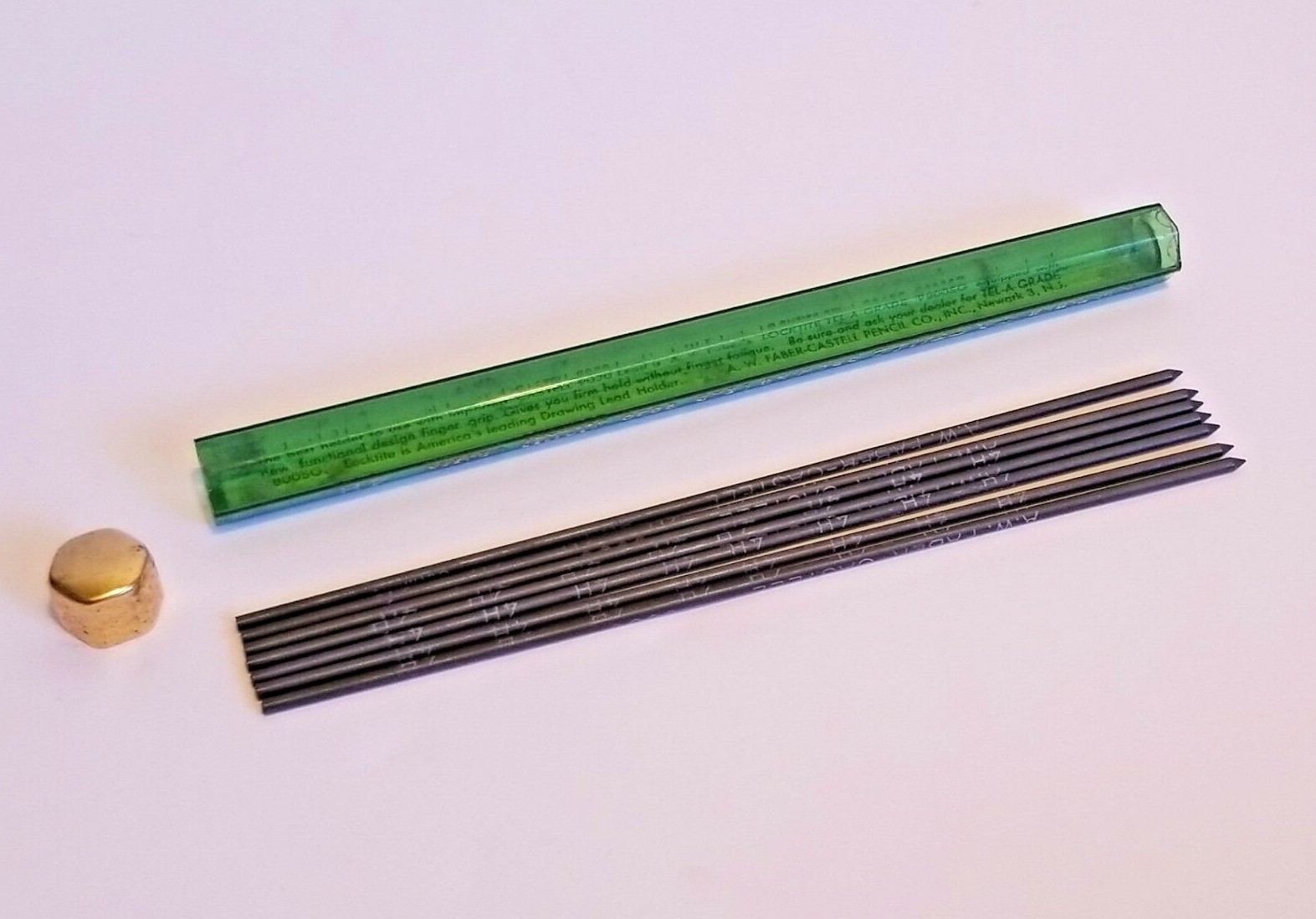 AW Faber Castell Drawing #9030 Refill Lead 4H Germany Vintage