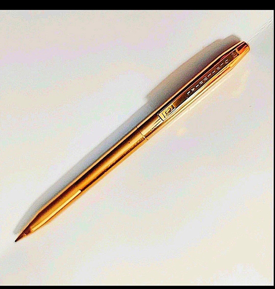 Vintage Centennial Cross Mechanical Pencil Gold Tone (No Monogram)