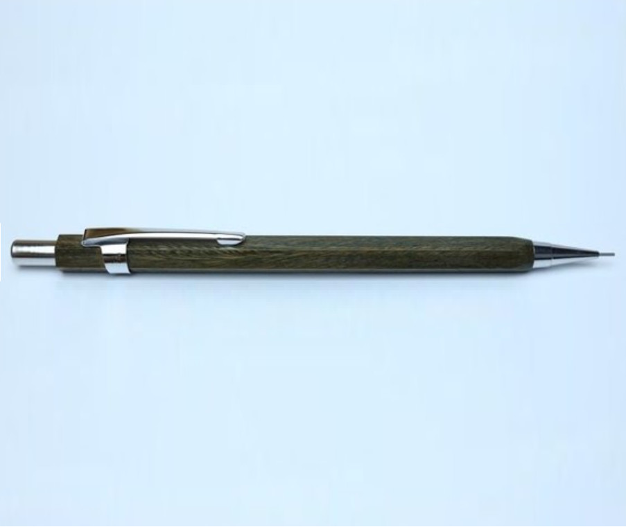 Handmade Mechanical Pencil Lignum vitae Wood Twoonewood Hexagonal 0.5m Handcraft