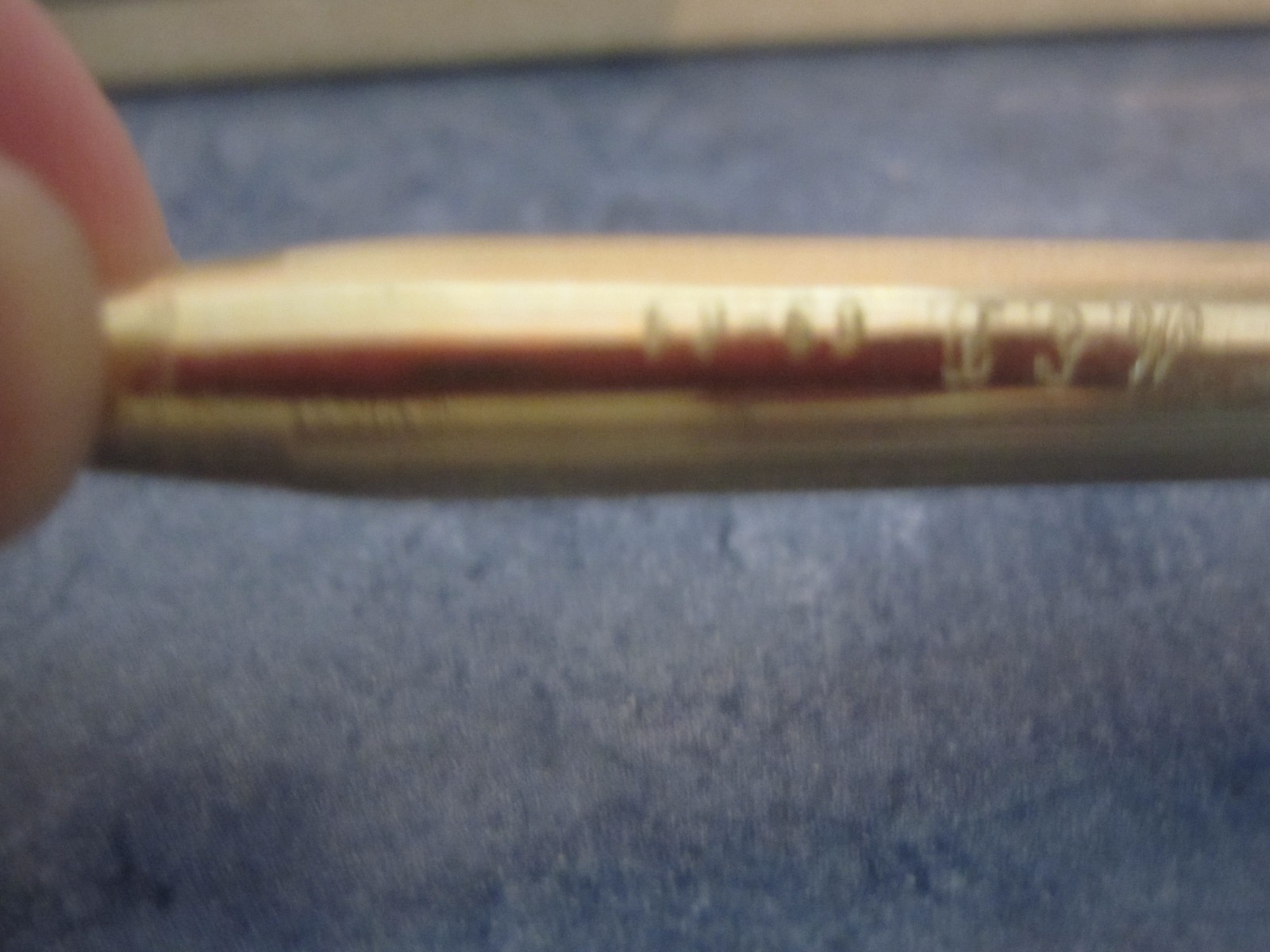 Vintage Ladies Cross 10KT Gold Filled 4541 Pencil IOB Engraved MED 69-84