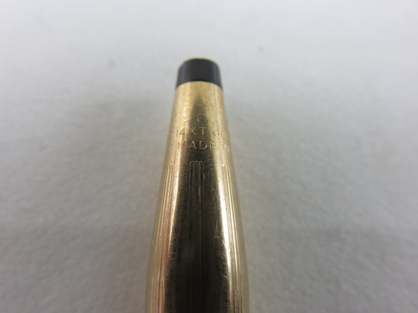 Cross 1/20 14K Gold Filled Mechanical Pencil Rose Etched Vintage Made In USA