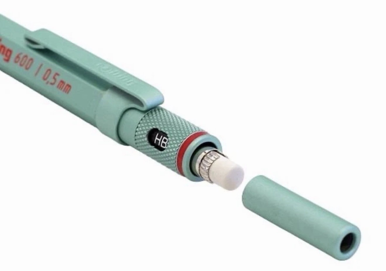New Color Rotring 600 Color MINT Mechanical Pencil 0.5 mm 0.5 Boxed