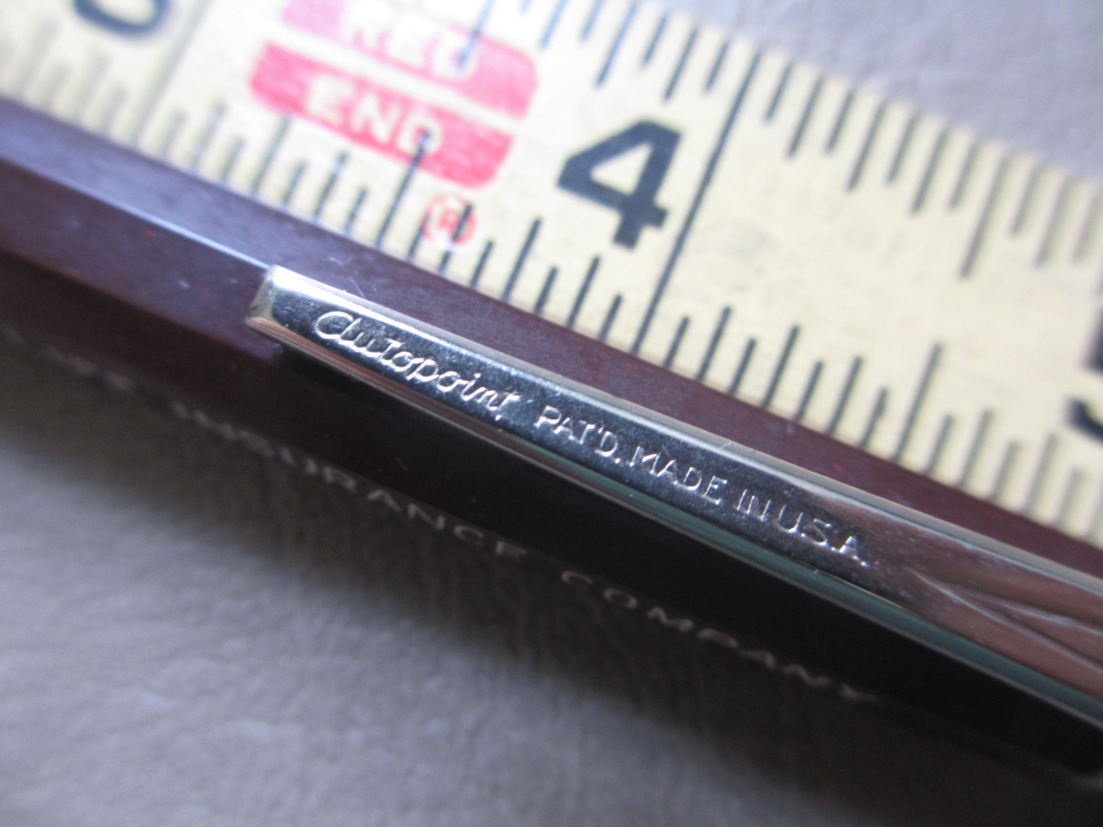 VINTAGE ADVERTISING Paul Revere Insurance Fat Jumbo AUTOPOINT MECHANICAL PENCIL