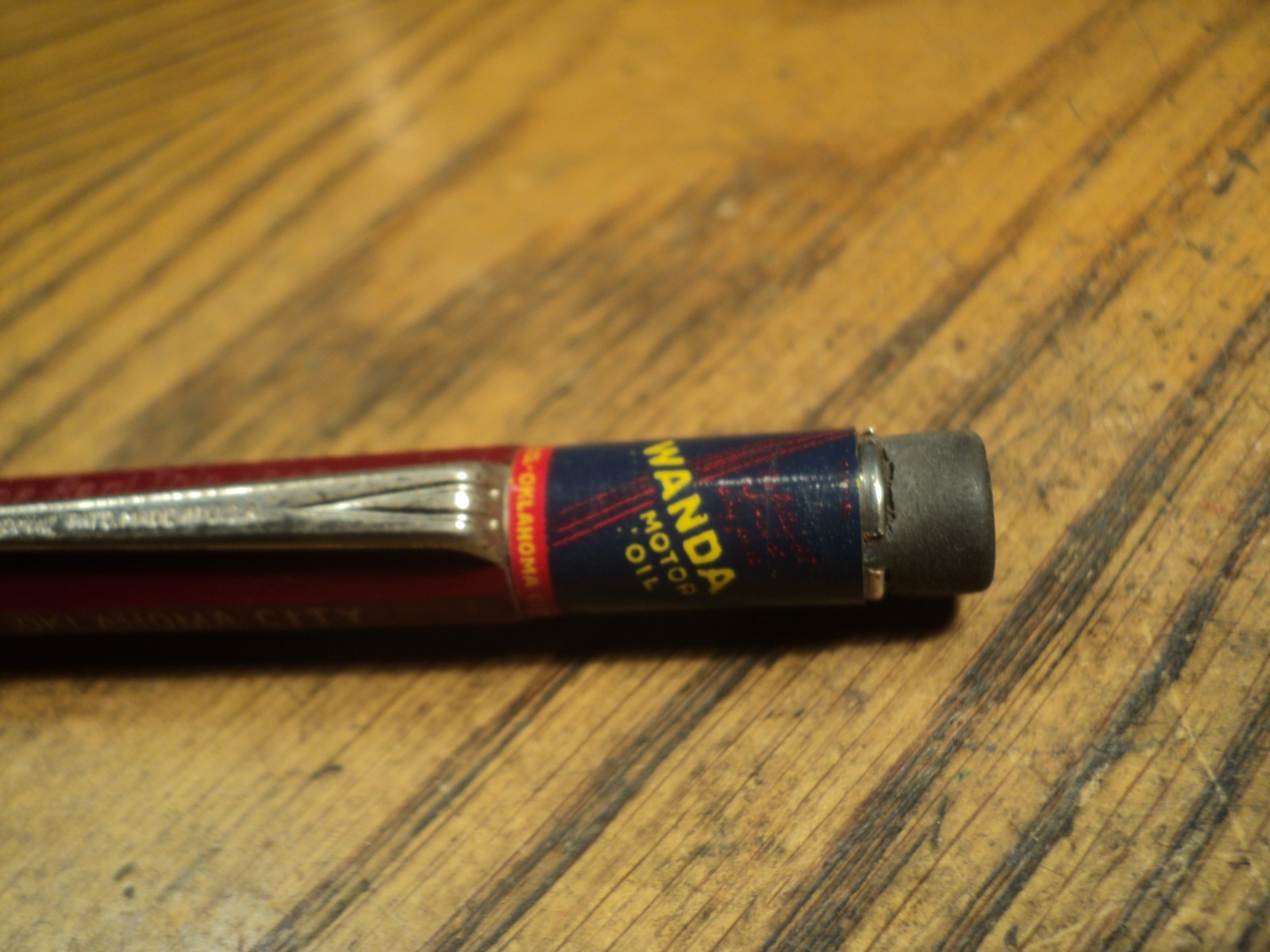 Vintage Autopoint Mechanical Pencil WANDA Cato Oil & Grease 5-3/4″ Long USA