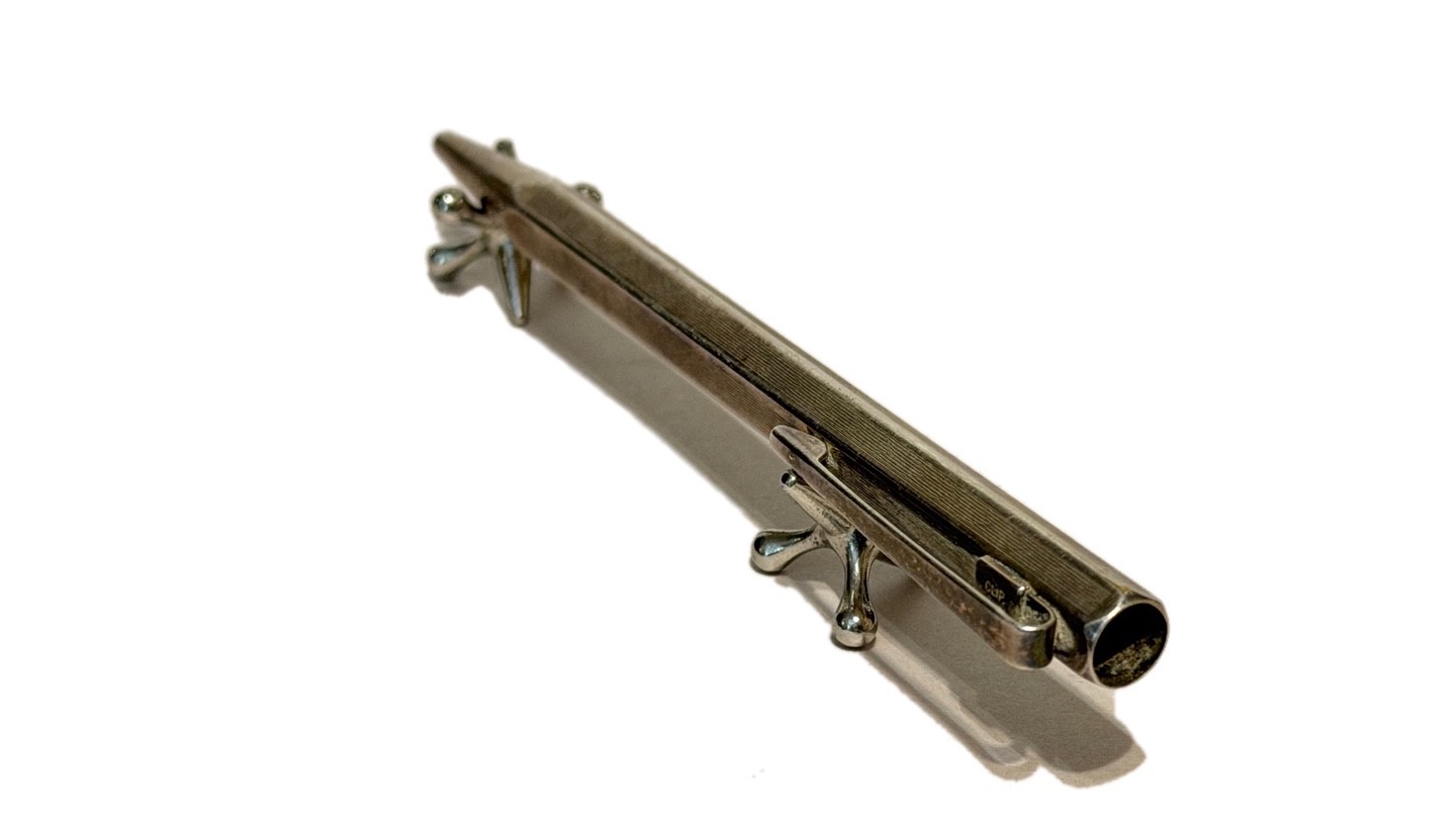 Vintage Sulzer Mechanical Pencil Shell Chrome Parts Only Swiss Company
