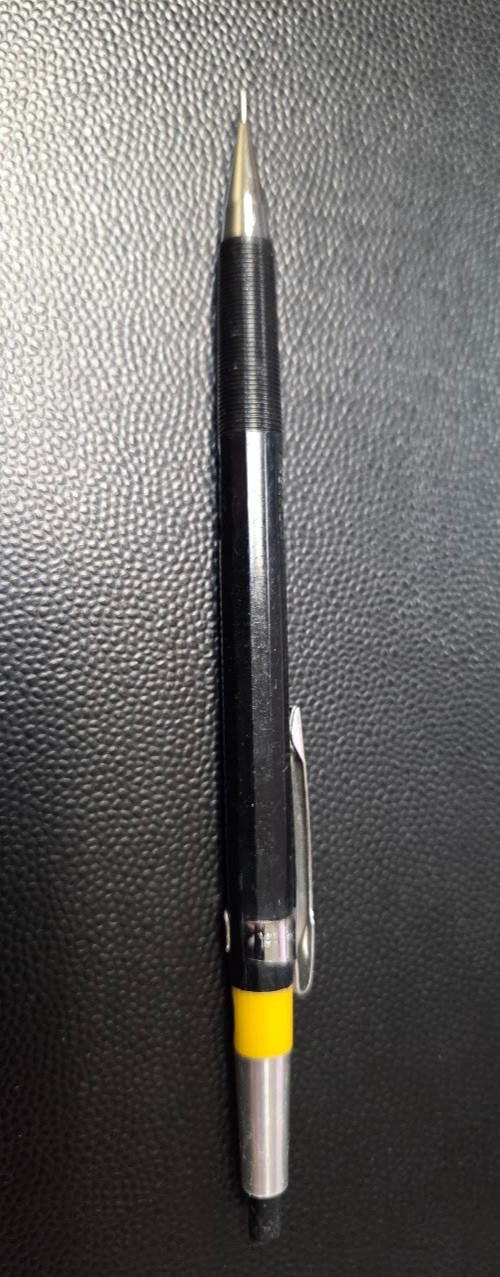 Vintage Pentel Mechanical Graph Drafting Pencil 0.5mm Japan w/ Hardness Slider