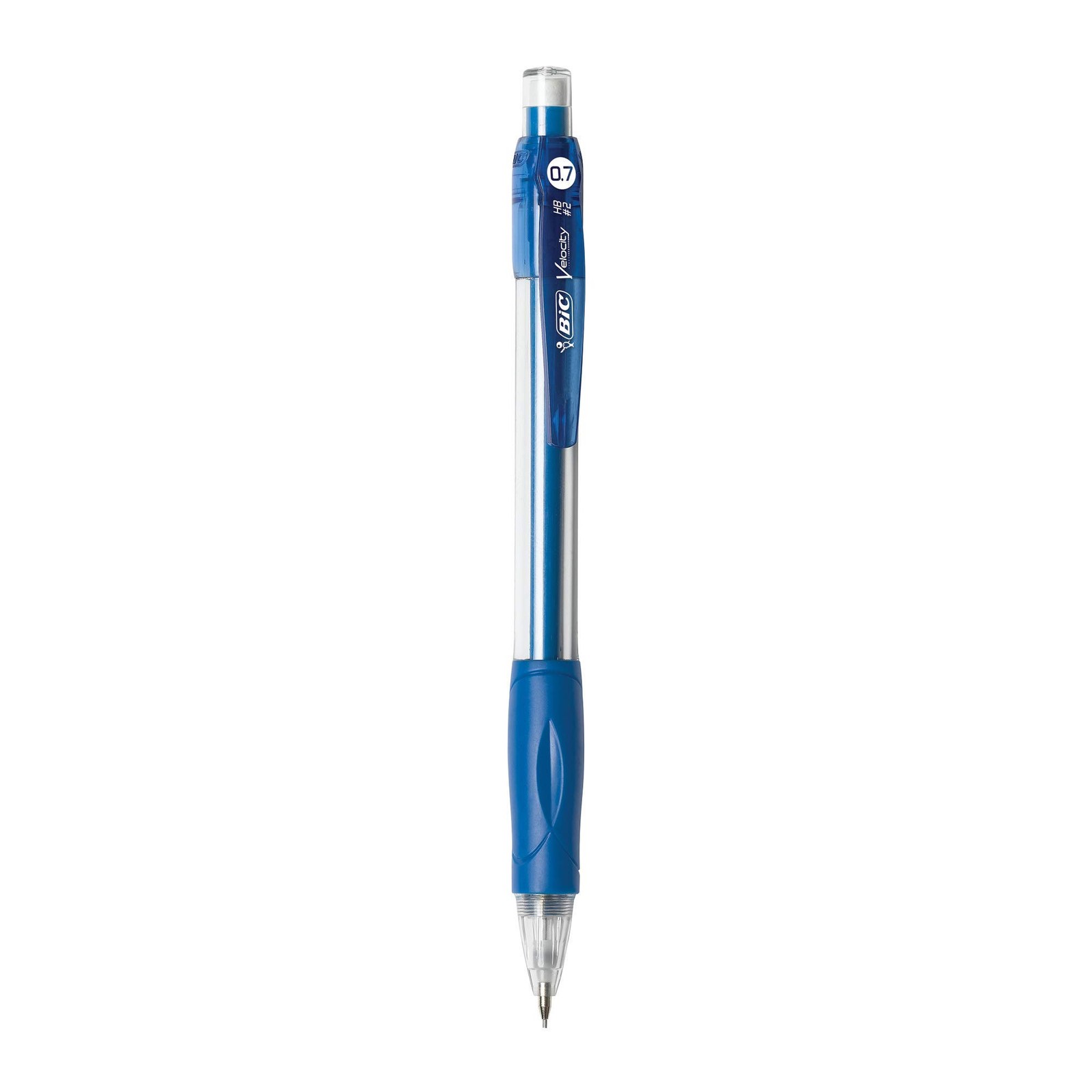 BIC Velocity No2 Mechanical Pencils 0.7mm Medium Point 2 Count Pack with Erasers