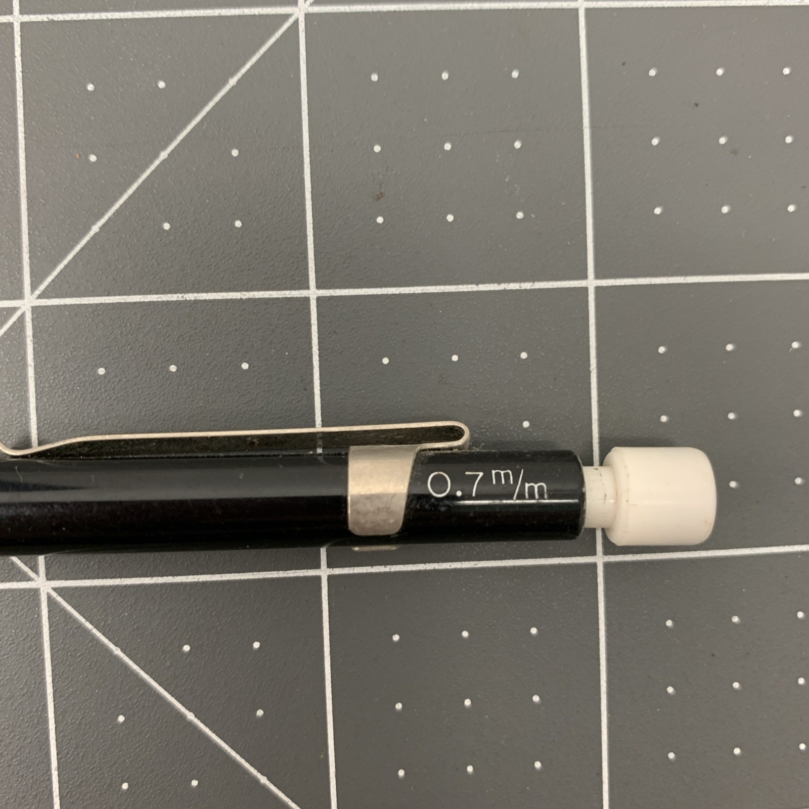 Vintage Scripto Lead Mechanical Pencil Plastic Black 0.7mm