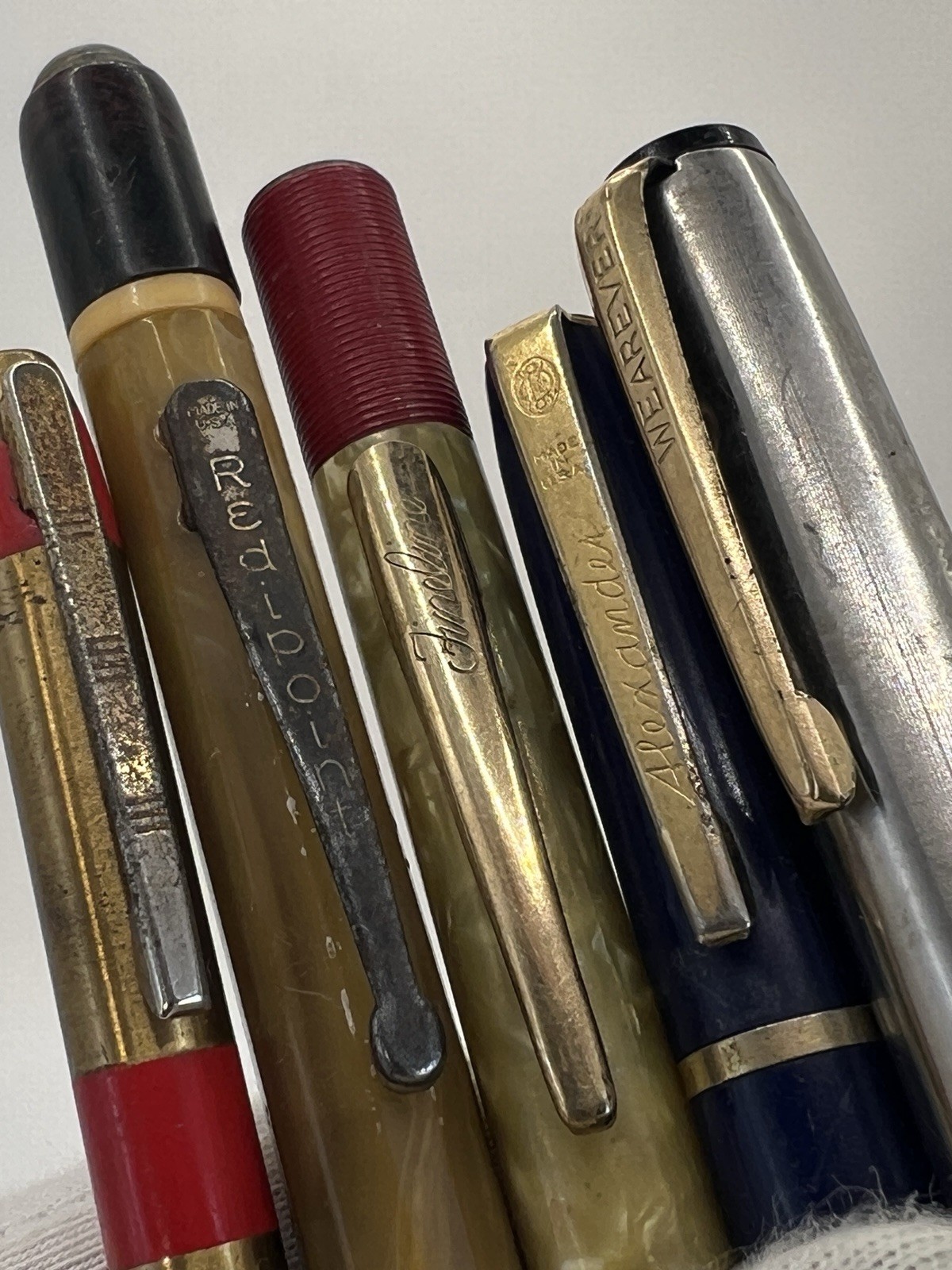 Vintage Pen & Mechanical Pencil Lot 21pc Parker PaperMate Scripto USA