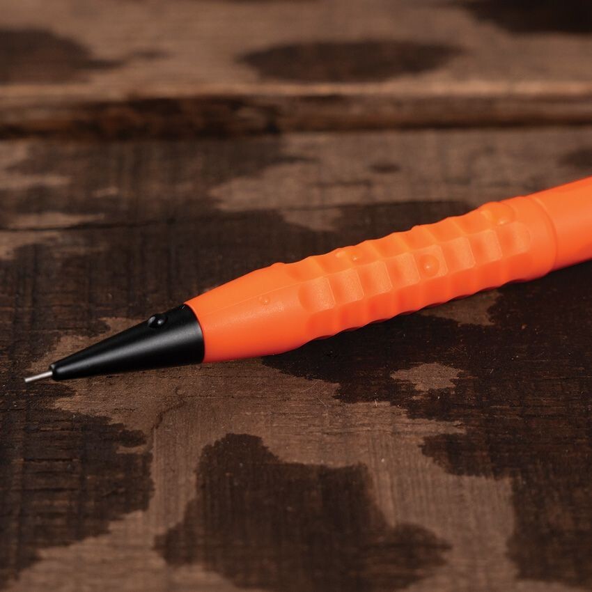 Rite In The Rain Precision Twist Pencil Orange Pocket Clip Eraser Medium Lead