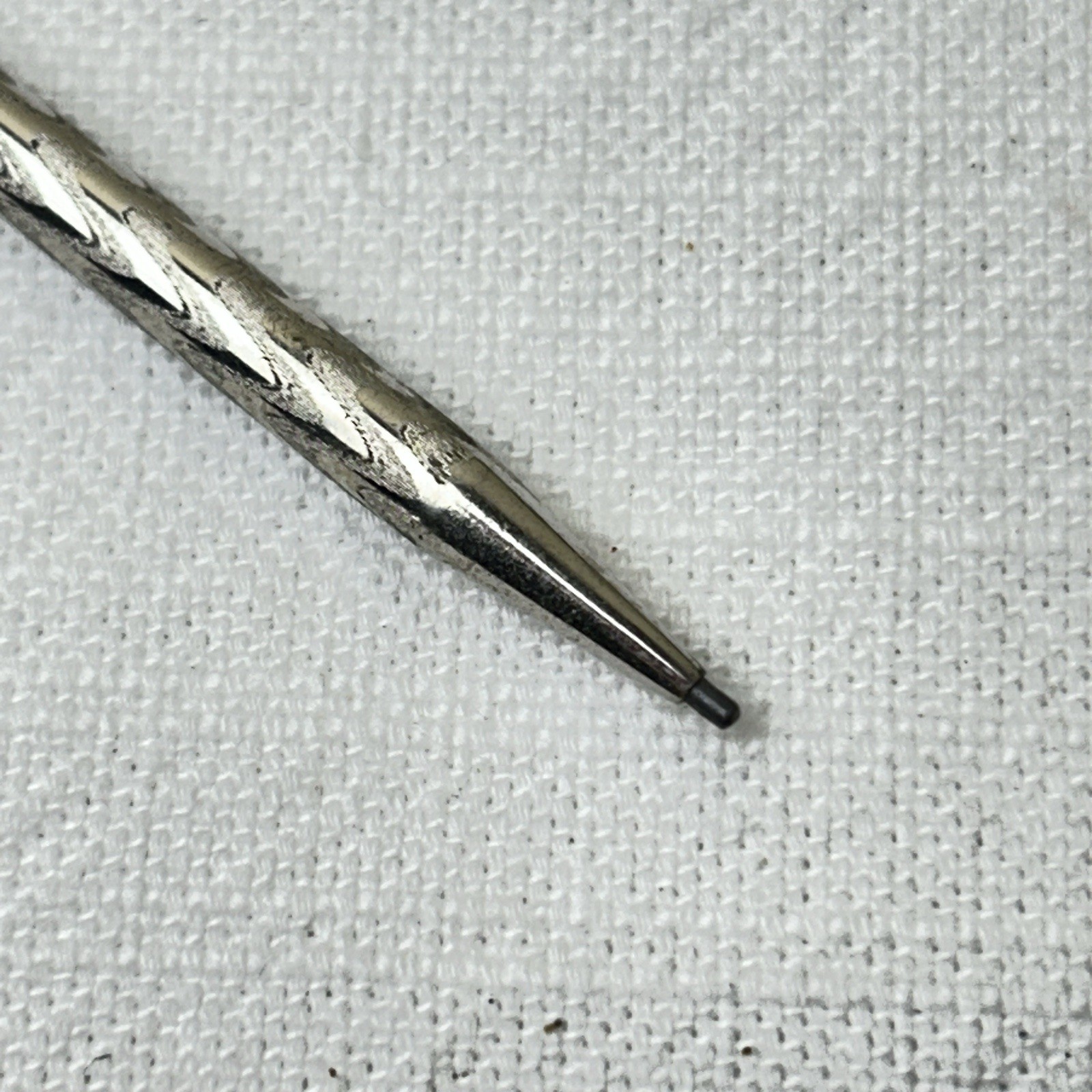 Vintage 1920’s Mechanical Pencil Silver Tone 3-1/4 inches long