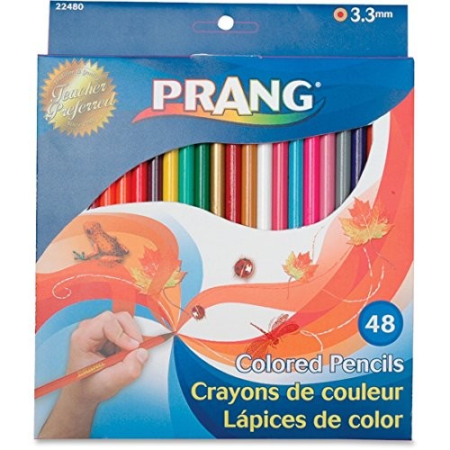 Prang – Colored Woodcase Pencils, 48 Count (Pack of 1), Assorted Colors/set