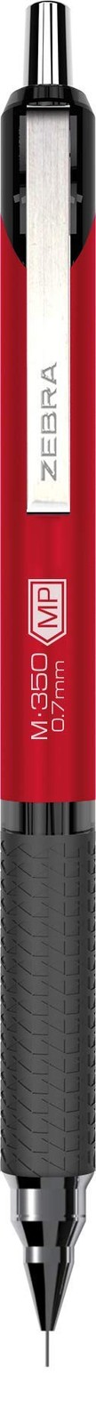 Zebra Pen M-350 Mechanical Pencil, 0.7mm 1 Count (Pack of 2), Red Barrel
