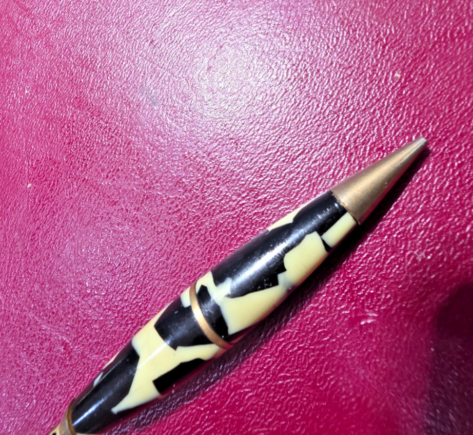 Librarian Golf mechanical marbled Pencil Pendant short