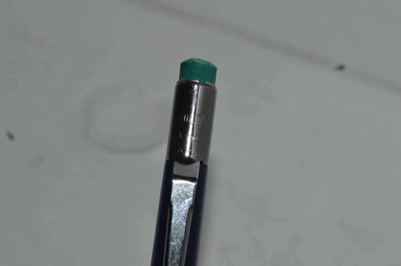 PENTEL PD347-C Automatic Pencil 0.7mm Midnite Blue Japan 1970’s Tested Retired
