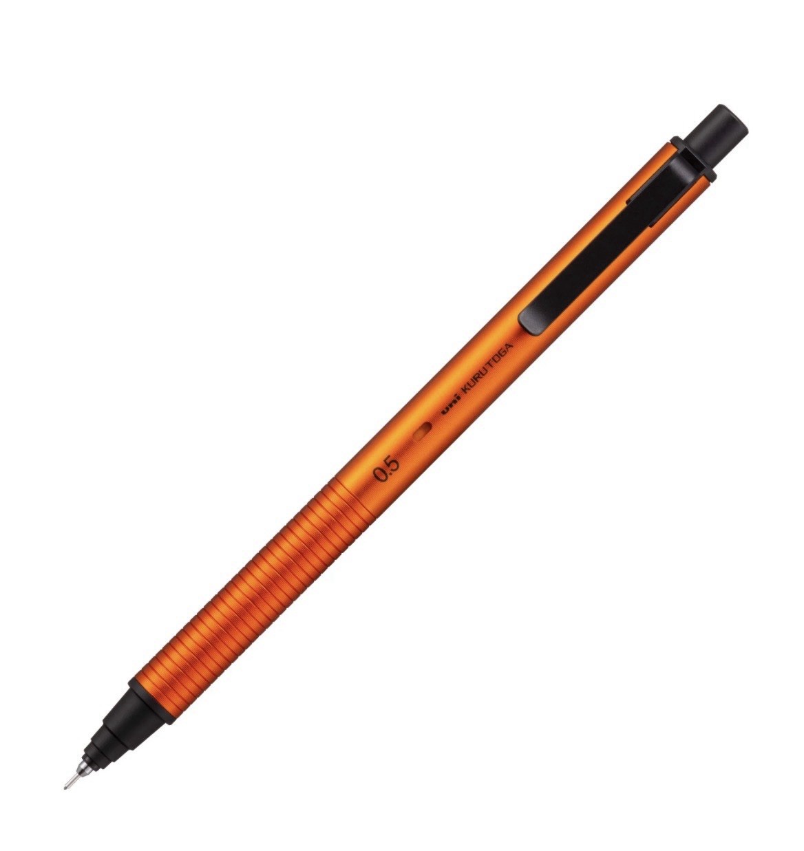 [Limited Edition] Uni Kurutoga Metal 0.5mm Mechanical Pencil – Sunrise Orange