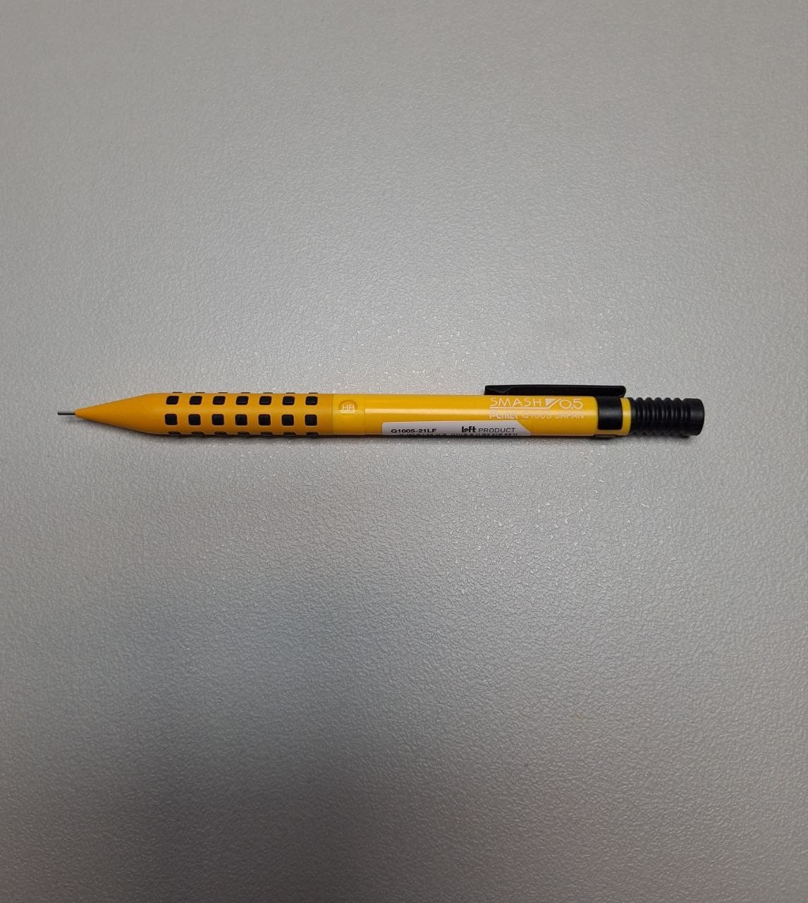 SMASH Pentel Mechanical Pencil 0.5mm Yellow Color LoFt Limited Edition Drafting
