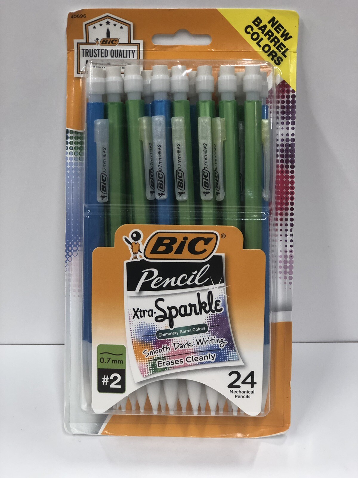 BIC Xtra-Sparkle Mechanical Pencil, Medium Point, 0.7 mm, 24-Count