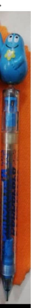 Last Barbapapa Mechanical Pencil Stationery Pen with Mascot Rare