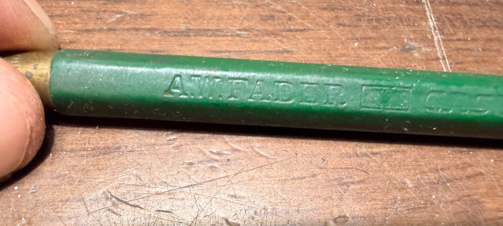 Vtg A W Faber Castell Drafting Mechanical Pencil w/ Lead erasers pointing paper
