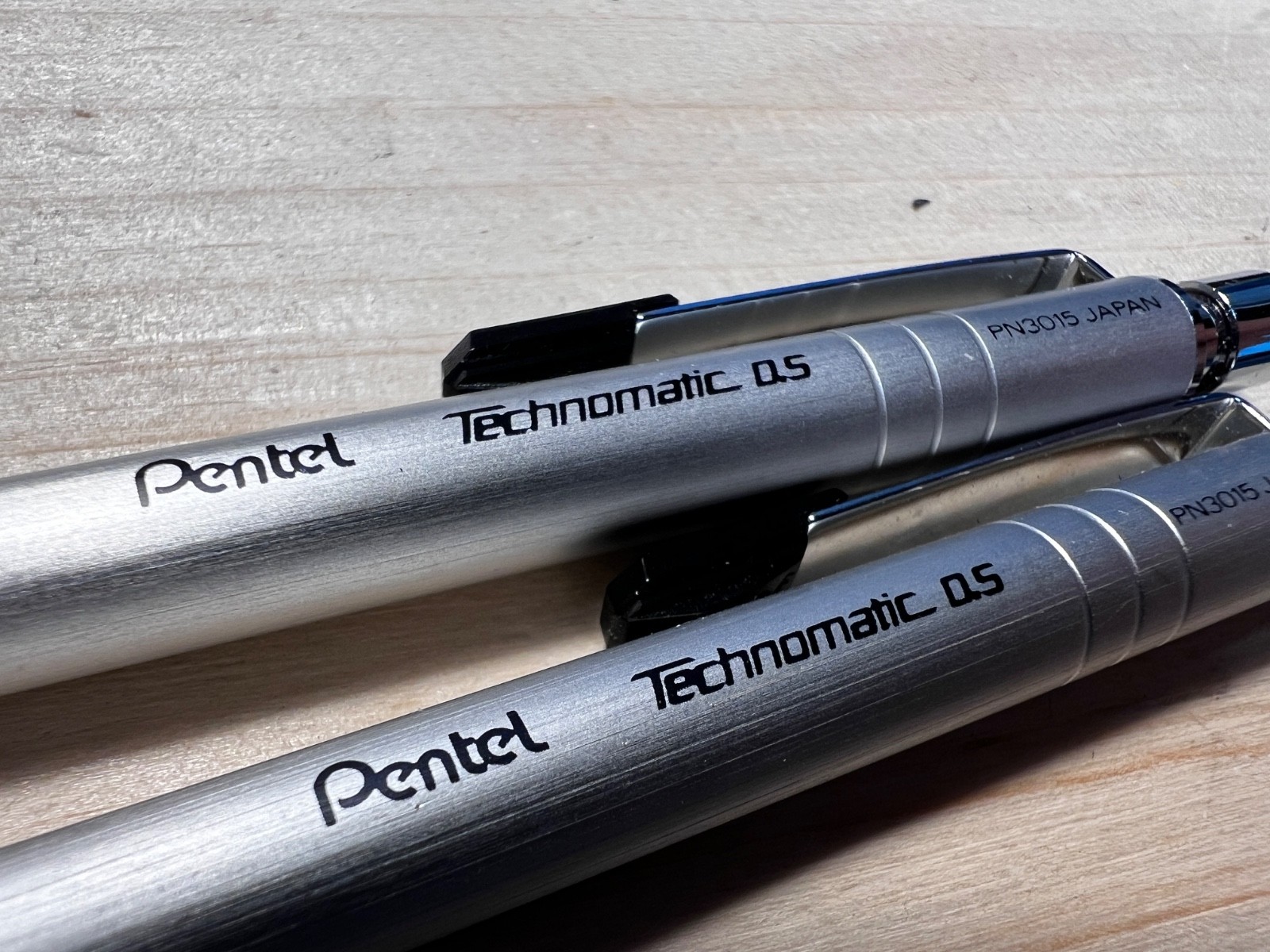 Two (2) Pentel Technomatic 0.5mm Mechanical Pencil – PN3015 Japan .5 mm