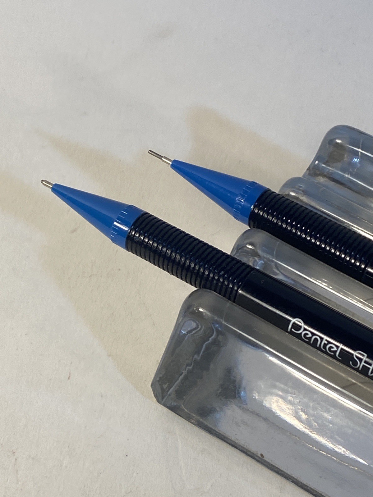 Vintage Pentel Sharplet-2 A127 Japan Mechanical Pencil Black Blue Lot Of 2