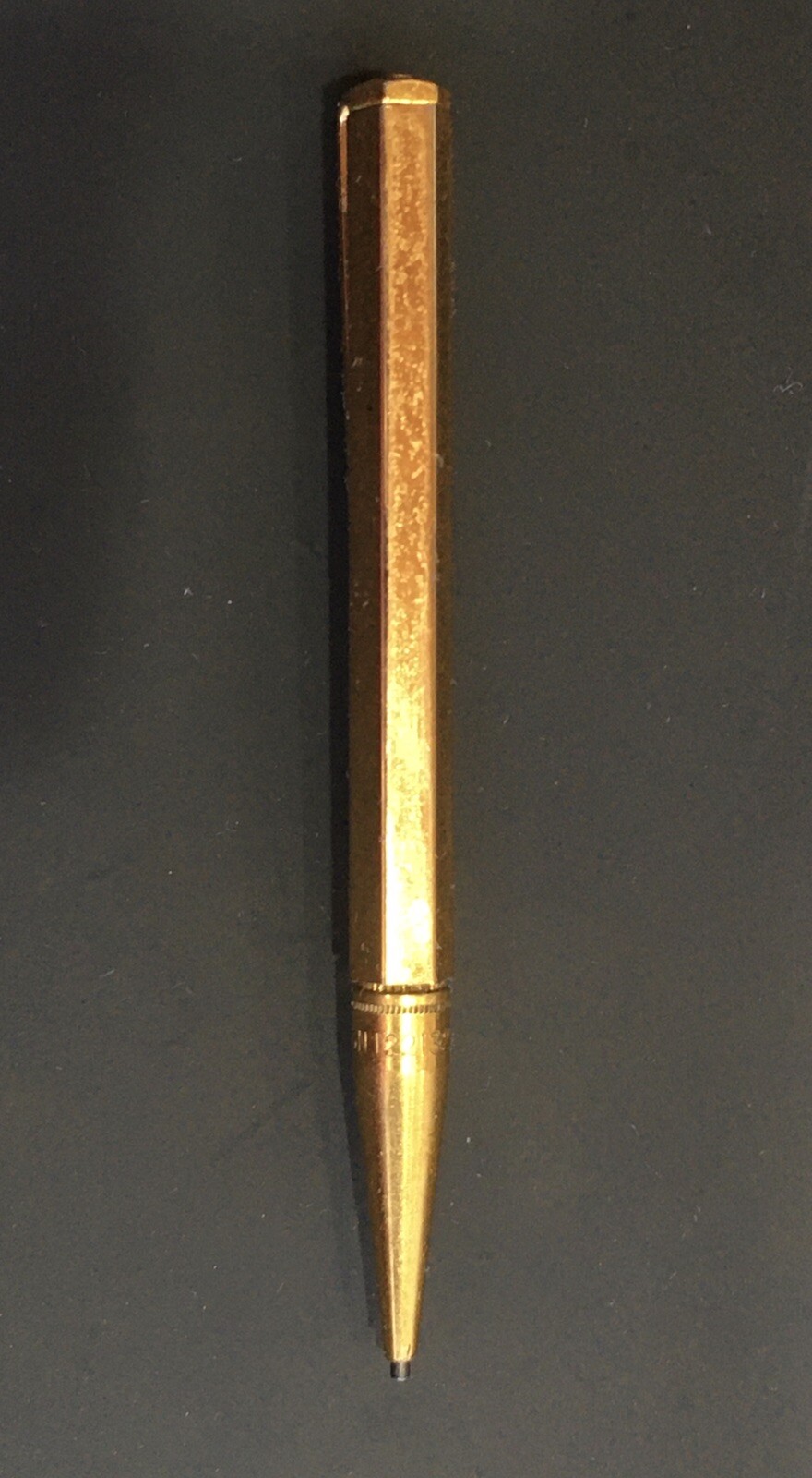 Clip-Write Gold Plated Tie Clip & 1.2mm Mechanical Pencil – 1950’s